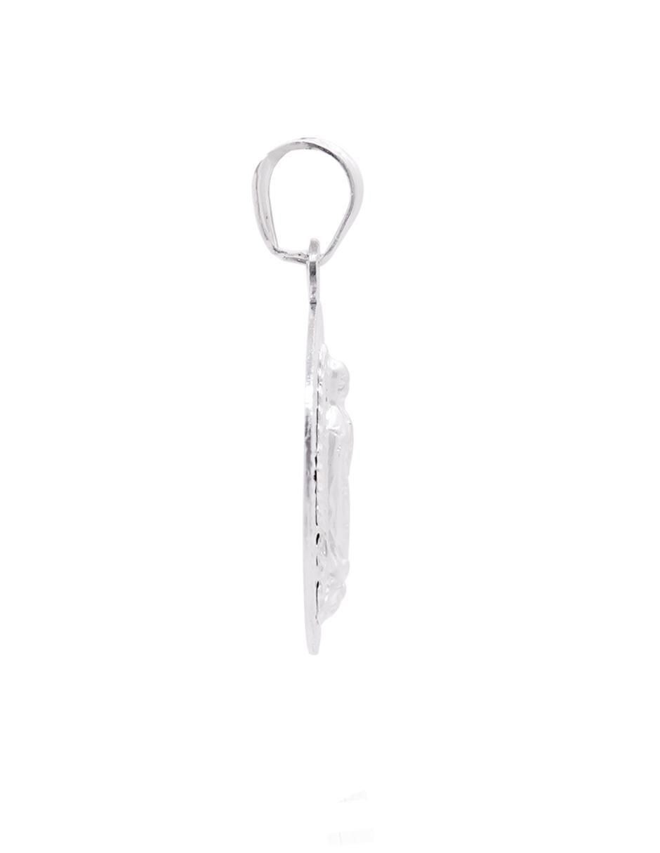 Dije circular virgen de guadalupe de plata P 925 3