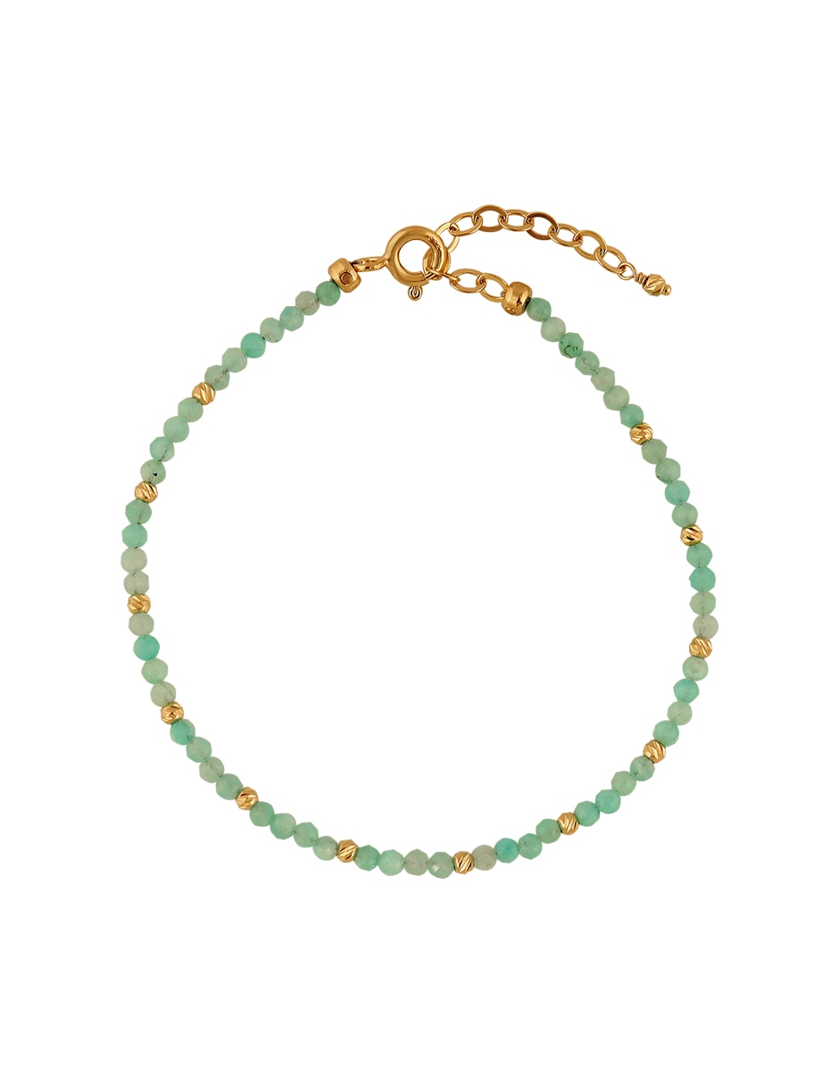 Pulsera de plata P925 Piedra Natural con acabado pulido