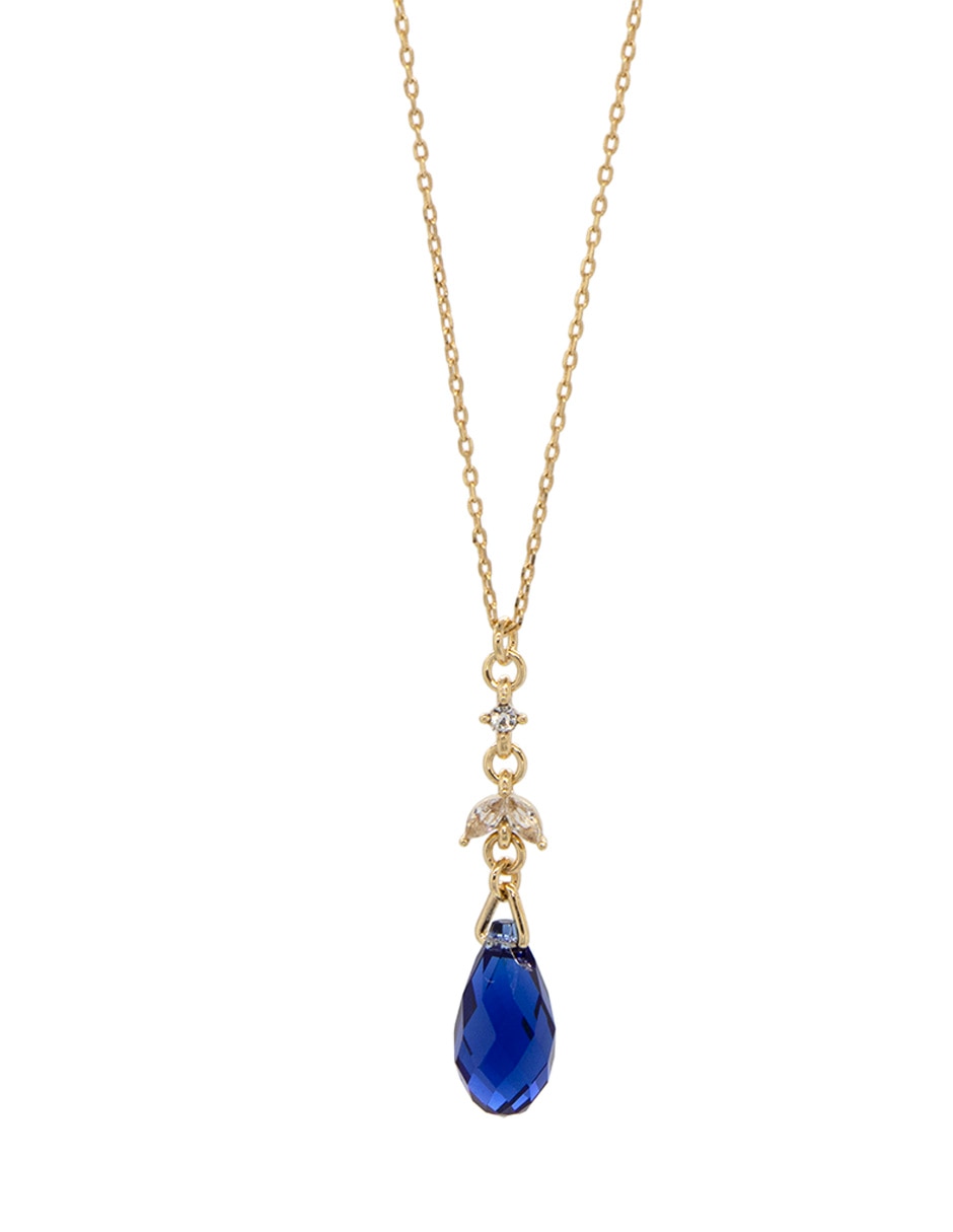 Collar con dije de gota Briolettes