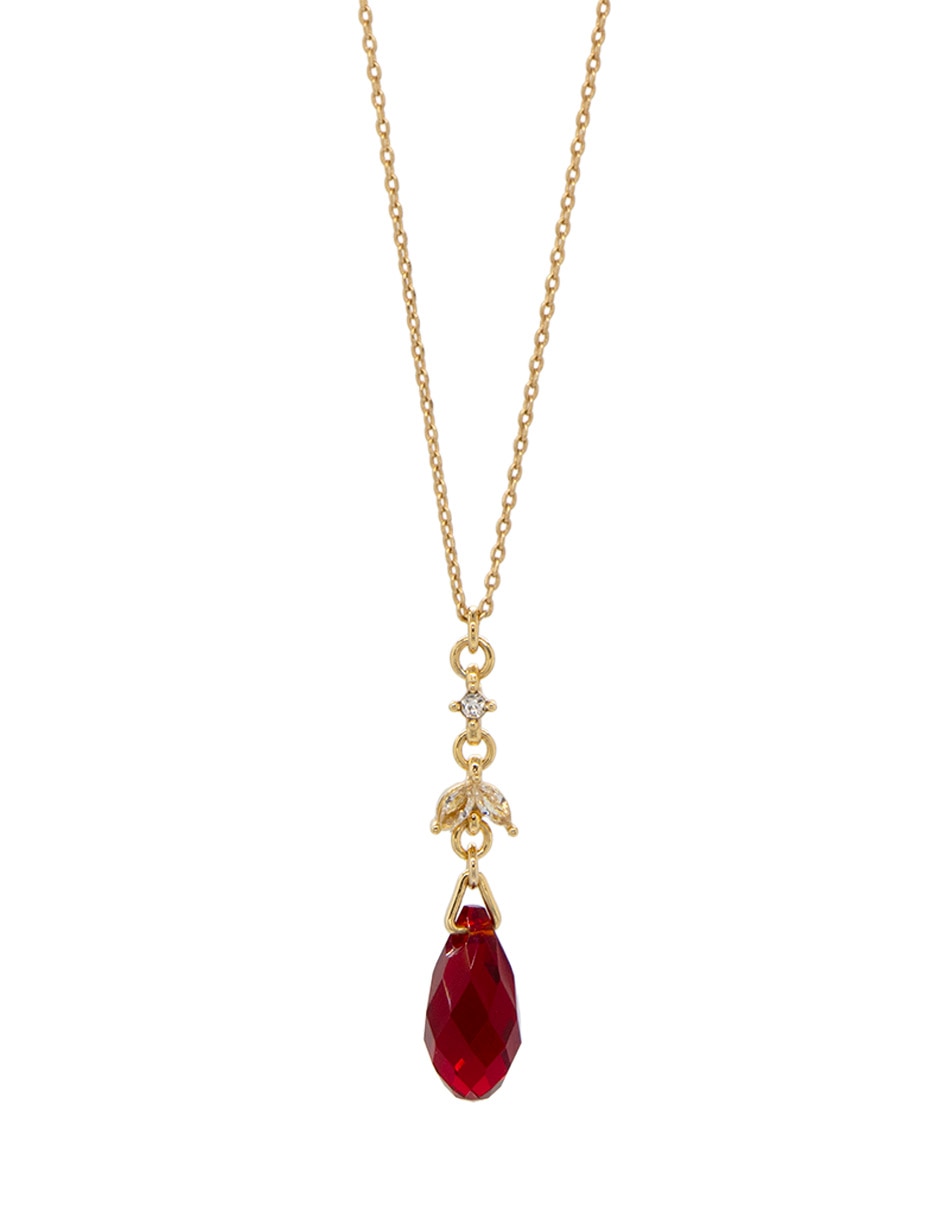 Collar con dije de gota Briolettes