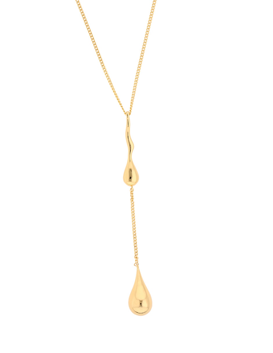 Collar con dije de gota Molten