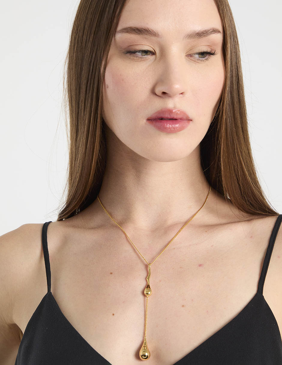 Collar con dije de gota Molten 3