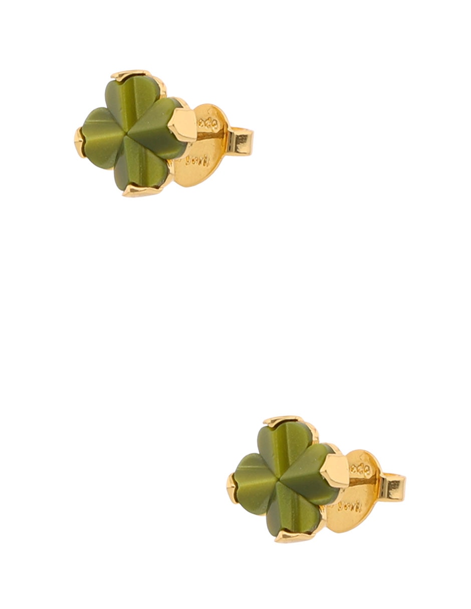 Broqueles de flor con acabado pulido 2