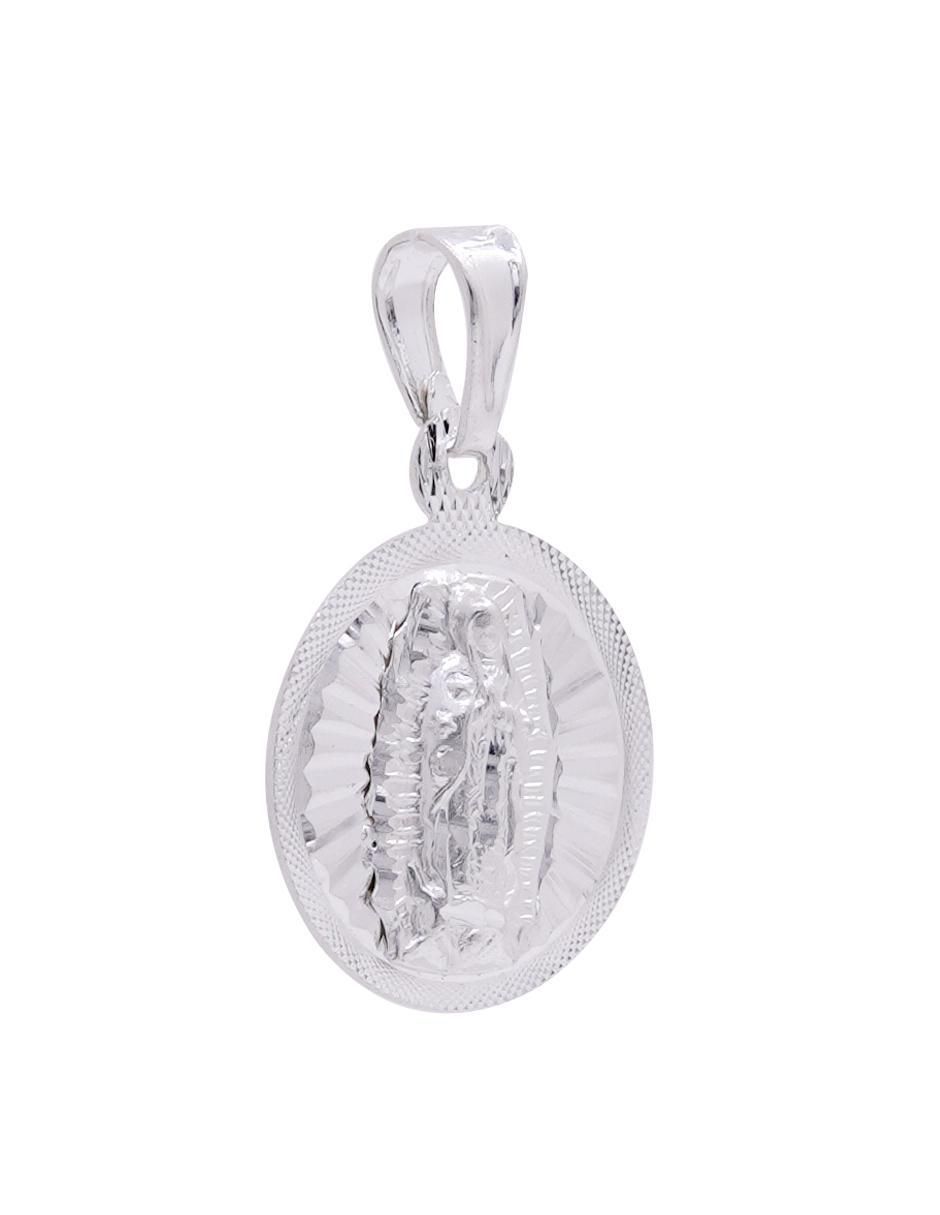Dije redondo jesucristo de plata P 925 3