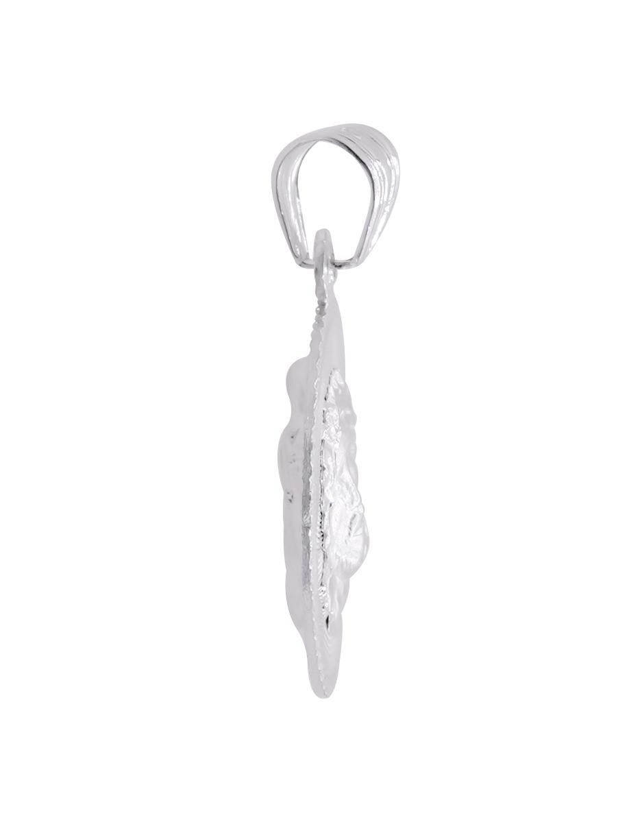 Dije redondo jesucristo de plata P 925 5