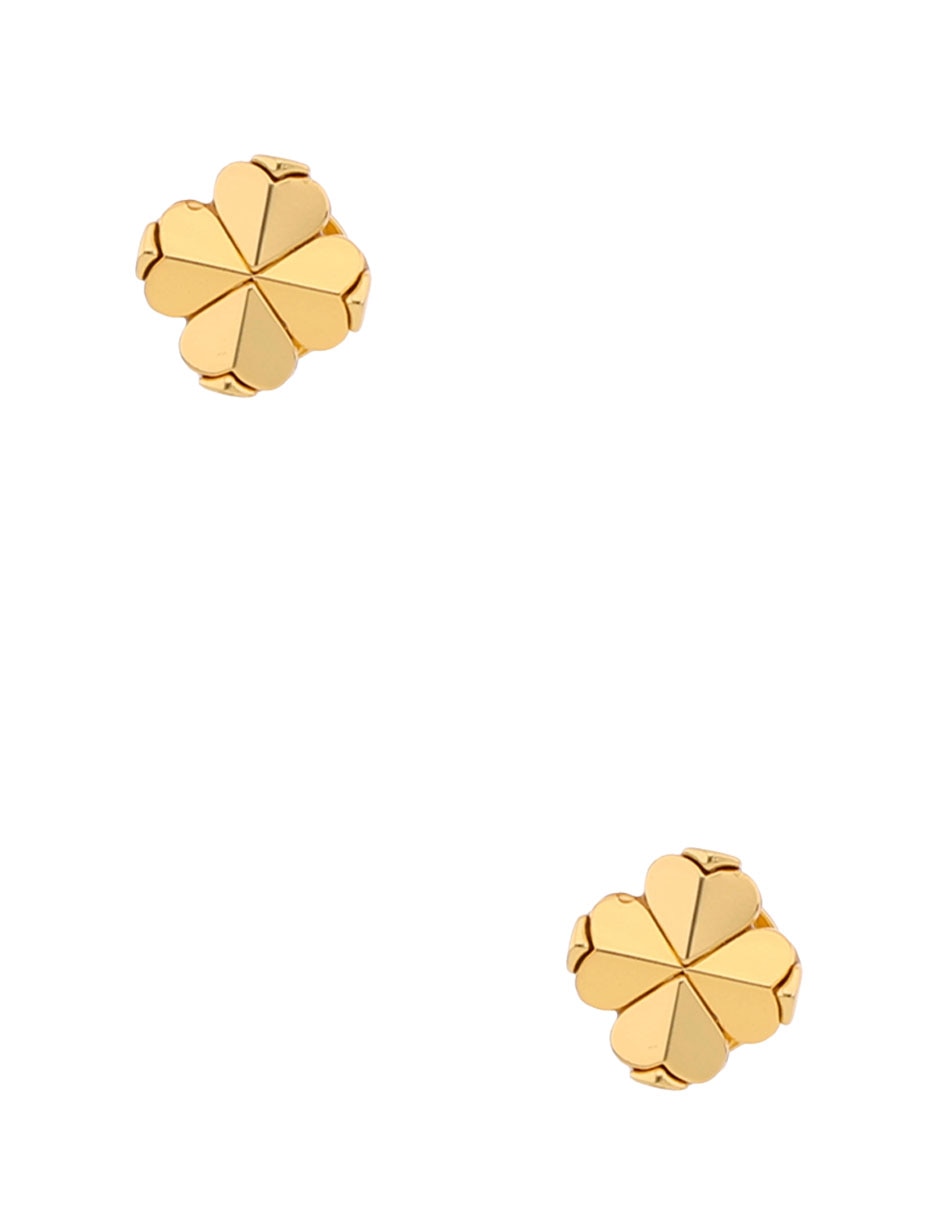 Broqueles de flor con acabado brillante