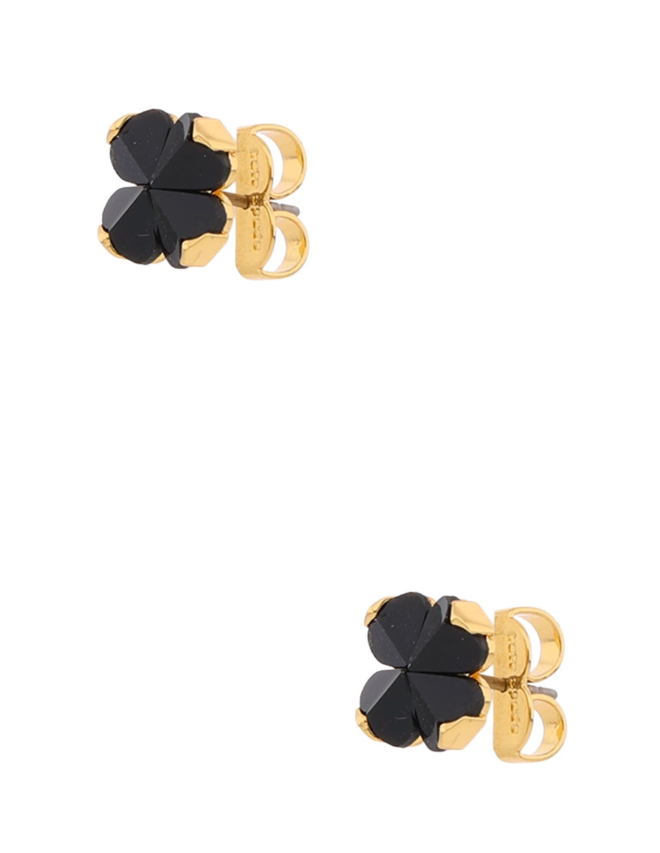Broqueles de flor con acabado brillante 2
