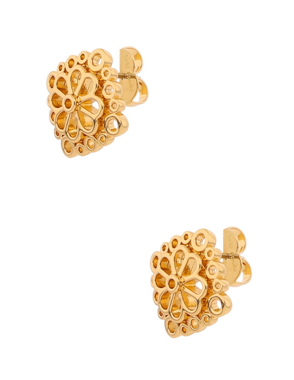 Aretes cortos con acabado brillante 2