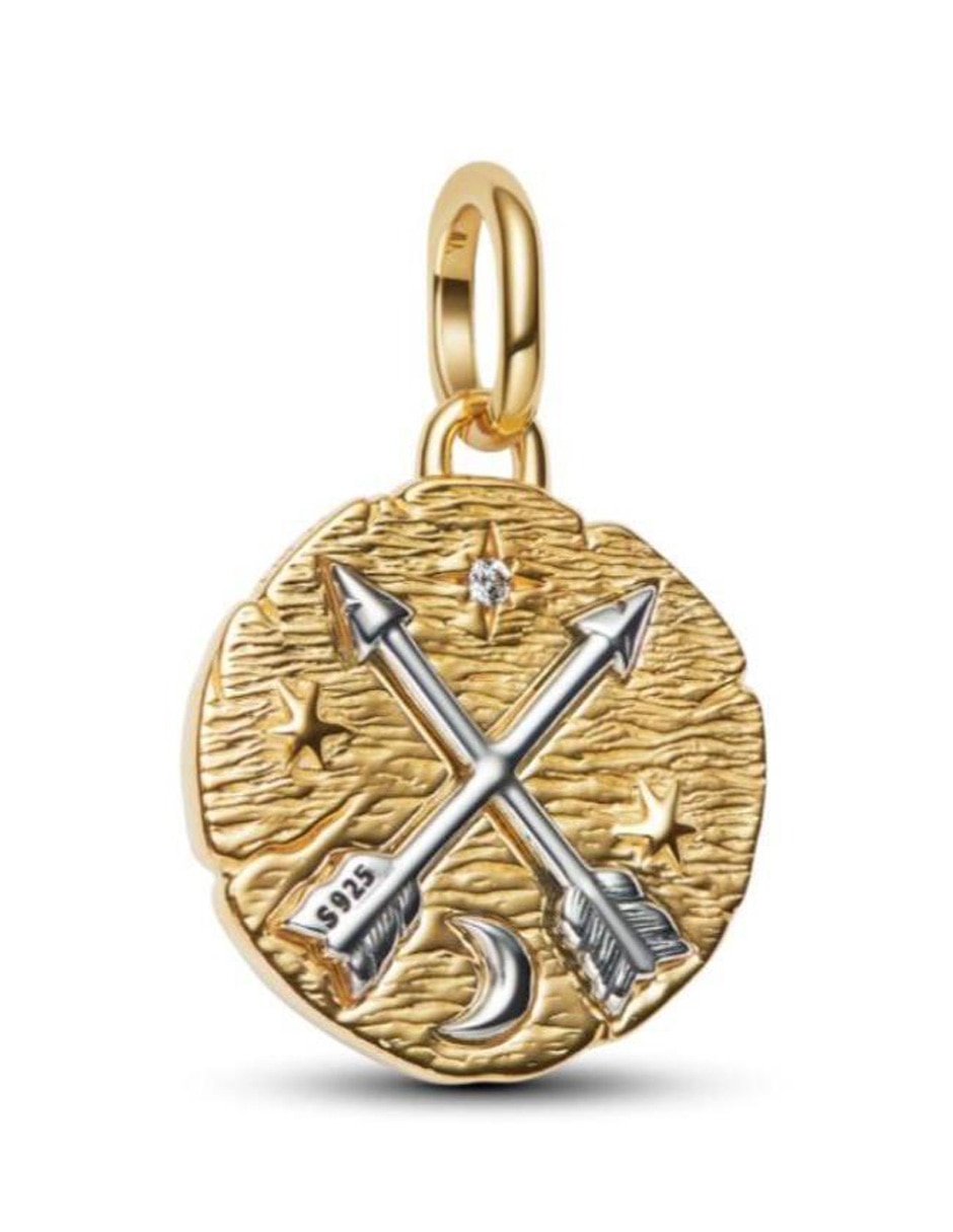Charm de flecha me de plata P 925 zirconia cúbica