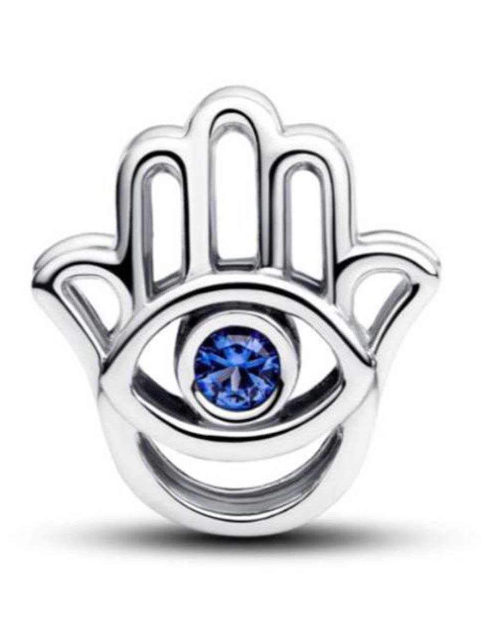 Charm de mano de fátima moments de plata P 925 cristal 2