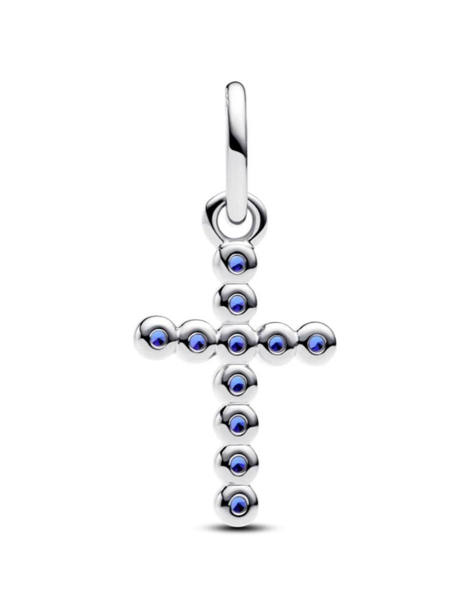 Charm de cruz moments de plata P 925 cristal 2
