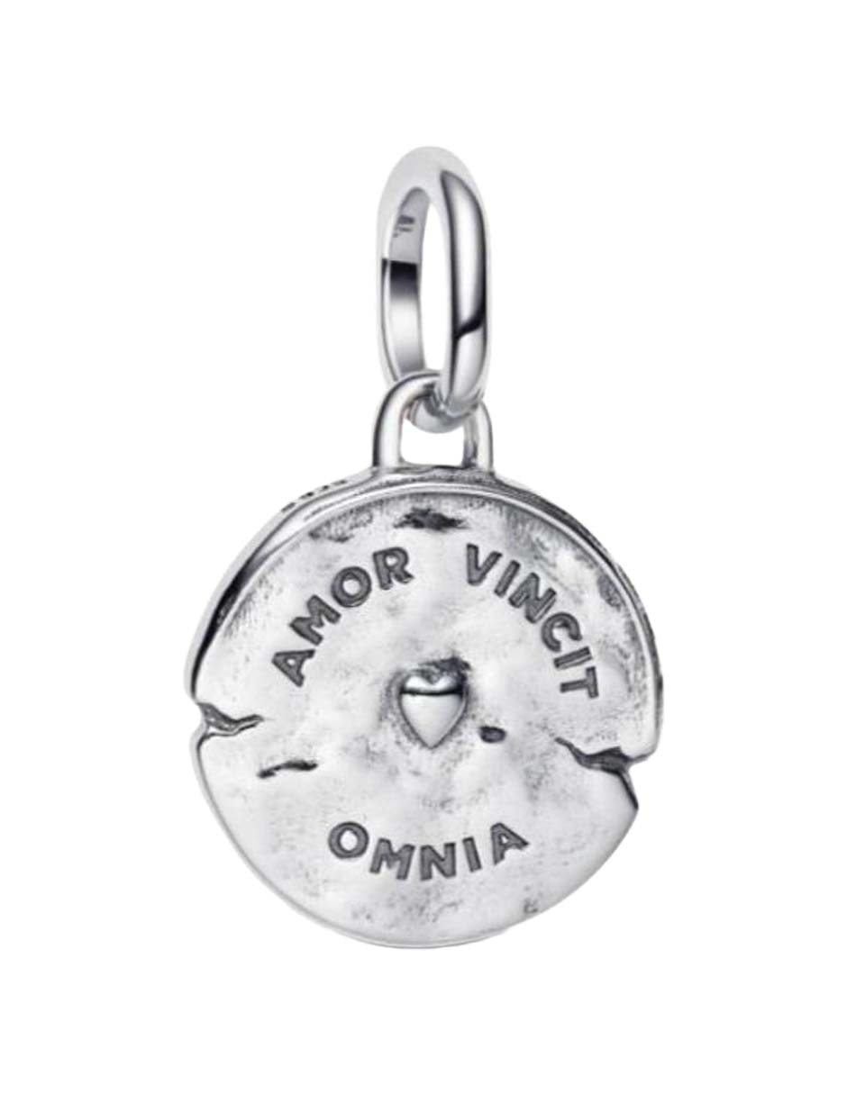 Charm de corazón me de plata P 925 zirconia cúbica 2