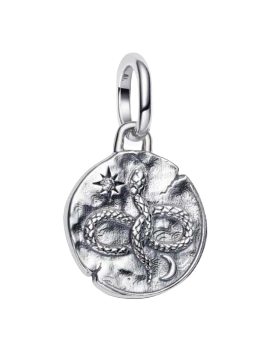 Charm de serpiente me de plata P 925 zirconia cúbica