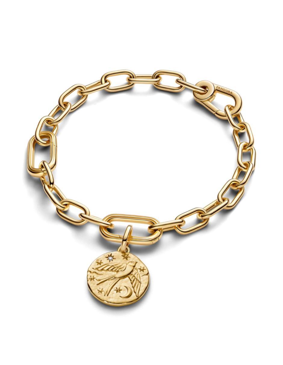 Charm circular me de plata P 925 zirconia cúbica 3