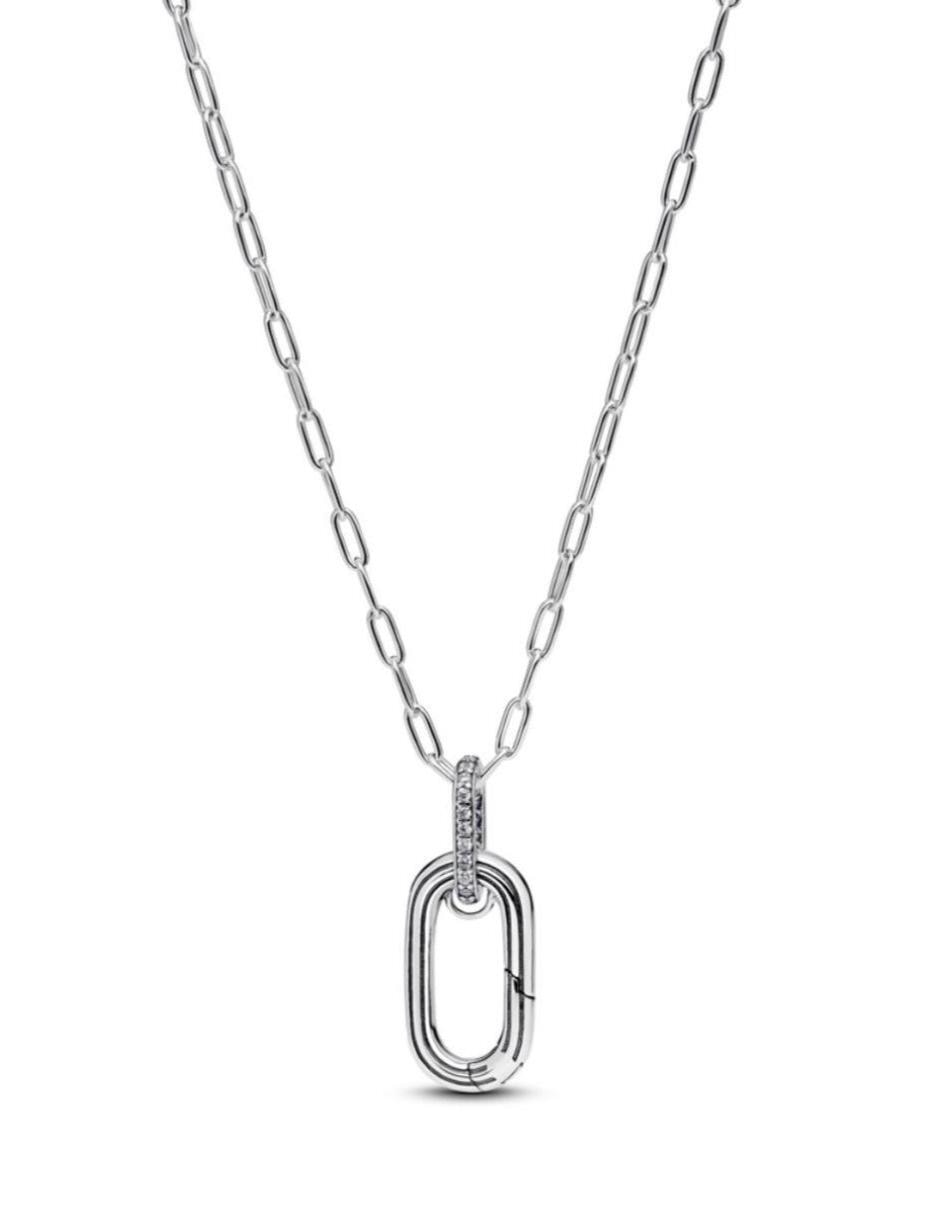 Collar con dije de eslabones de plata P 925 2