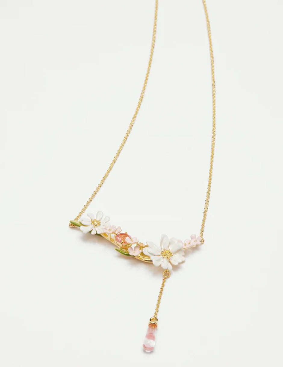 Collar de flor Spring Ball de baño de oro 2
