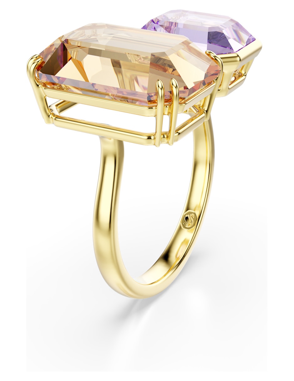 Anillo octagonal Millenia brillante 2