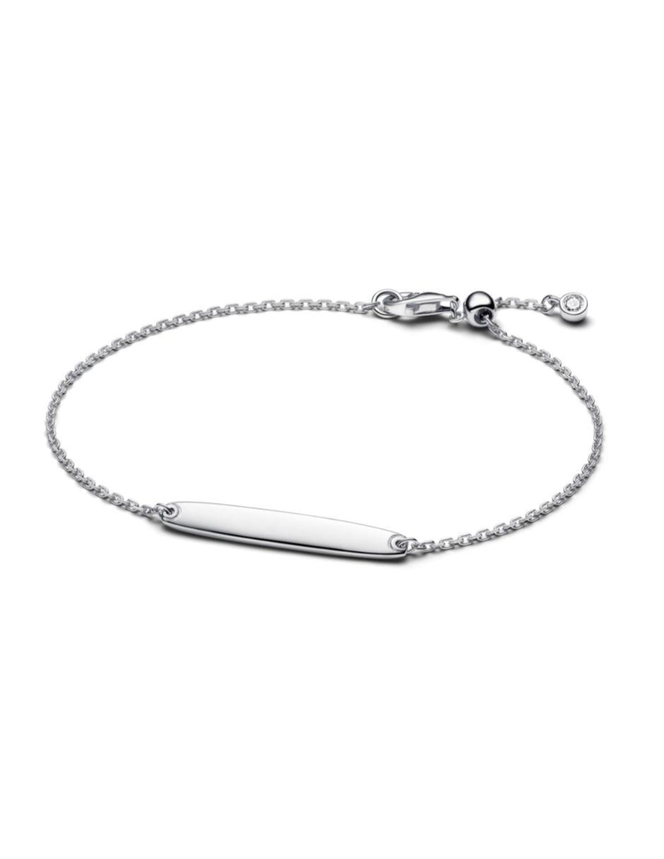 Brazalete de plata P 925 Pandora Moments con acabado pulido