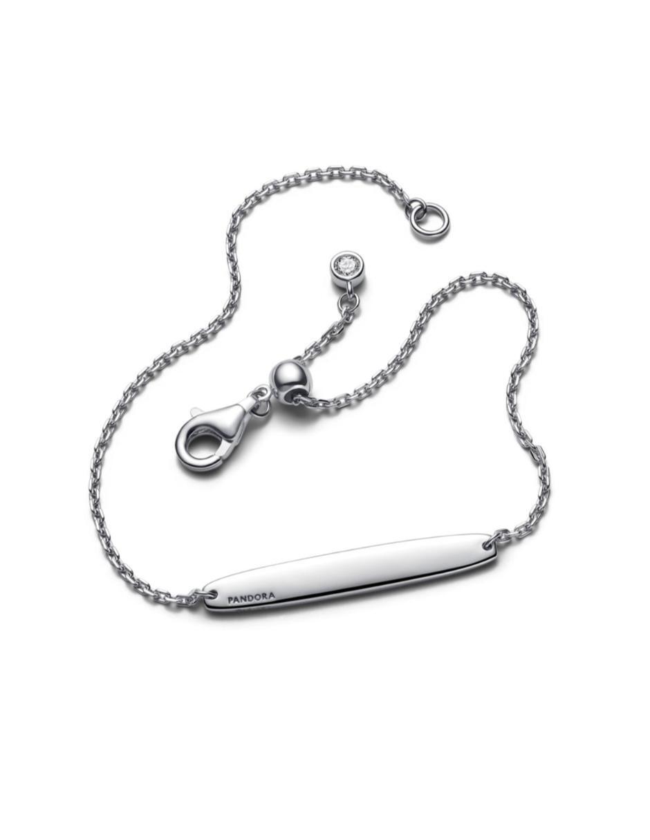Brazalete de plata P 925 Pandora Moments con acabado pulido 2