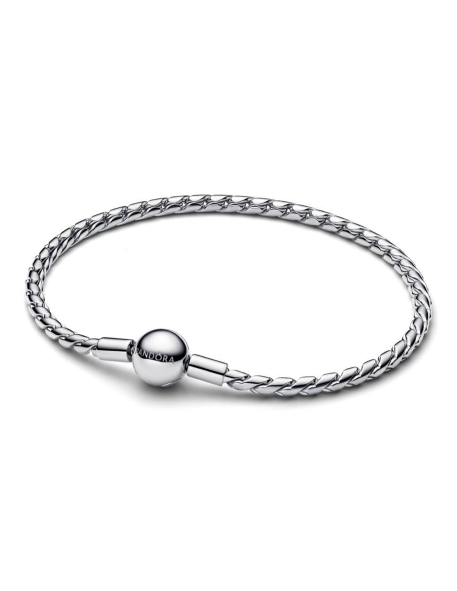 Brazalete de plata p 925 Pandora Moments con acabado pulido