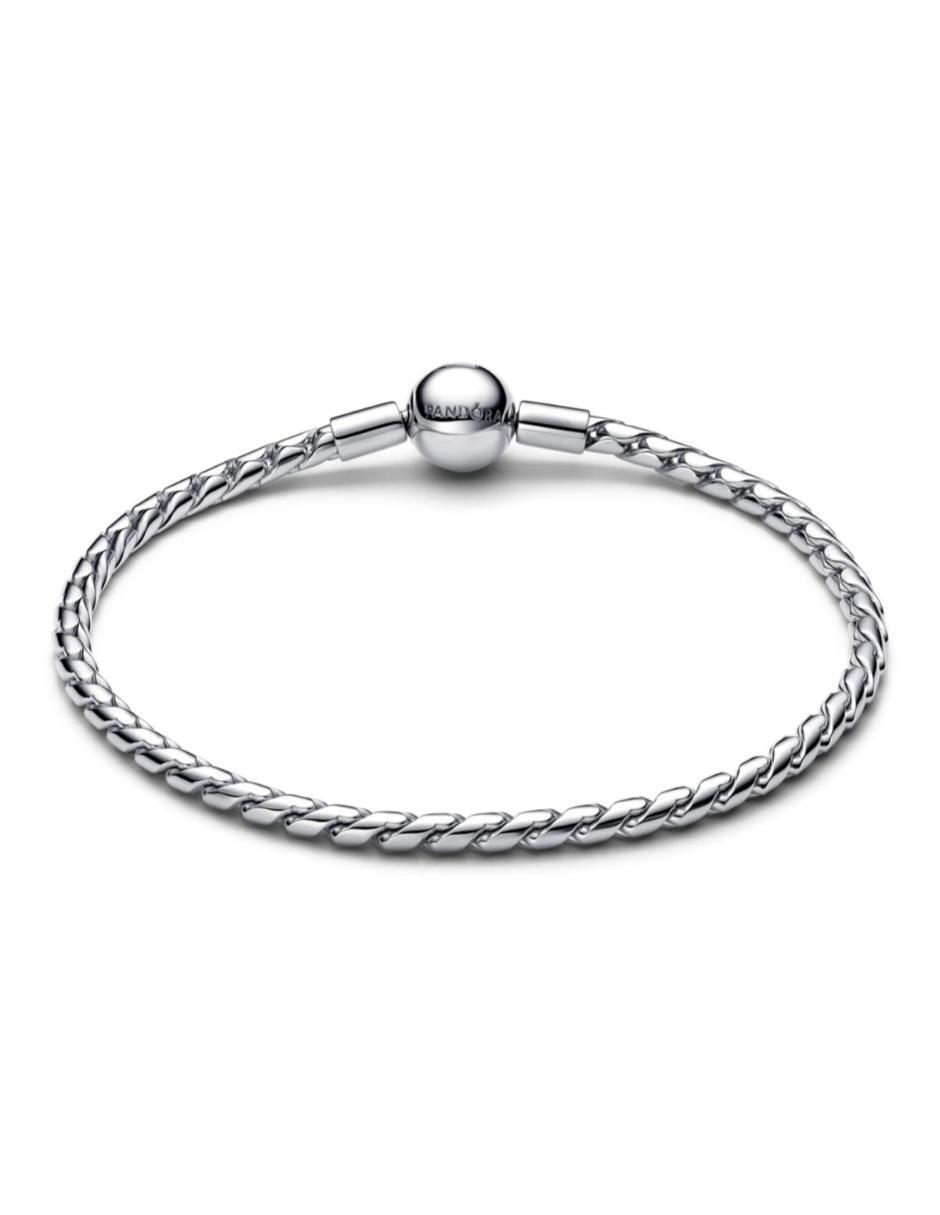 Brazalete de plata p 925 Pandora Moments con acabado pulido 2
