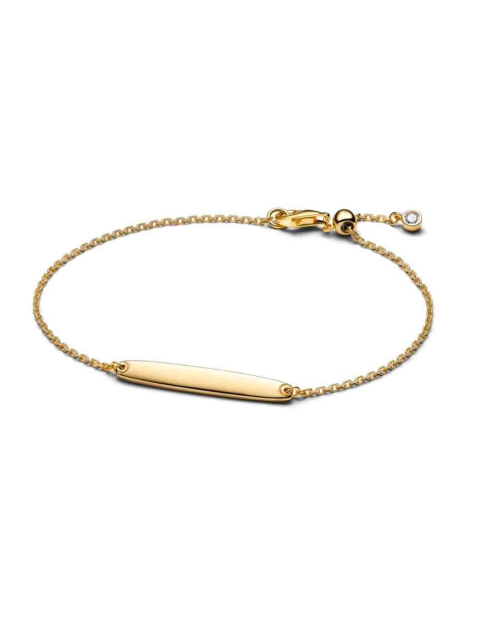 Brazalete de plata P 925 Pandora Moments con acabado baño de oro