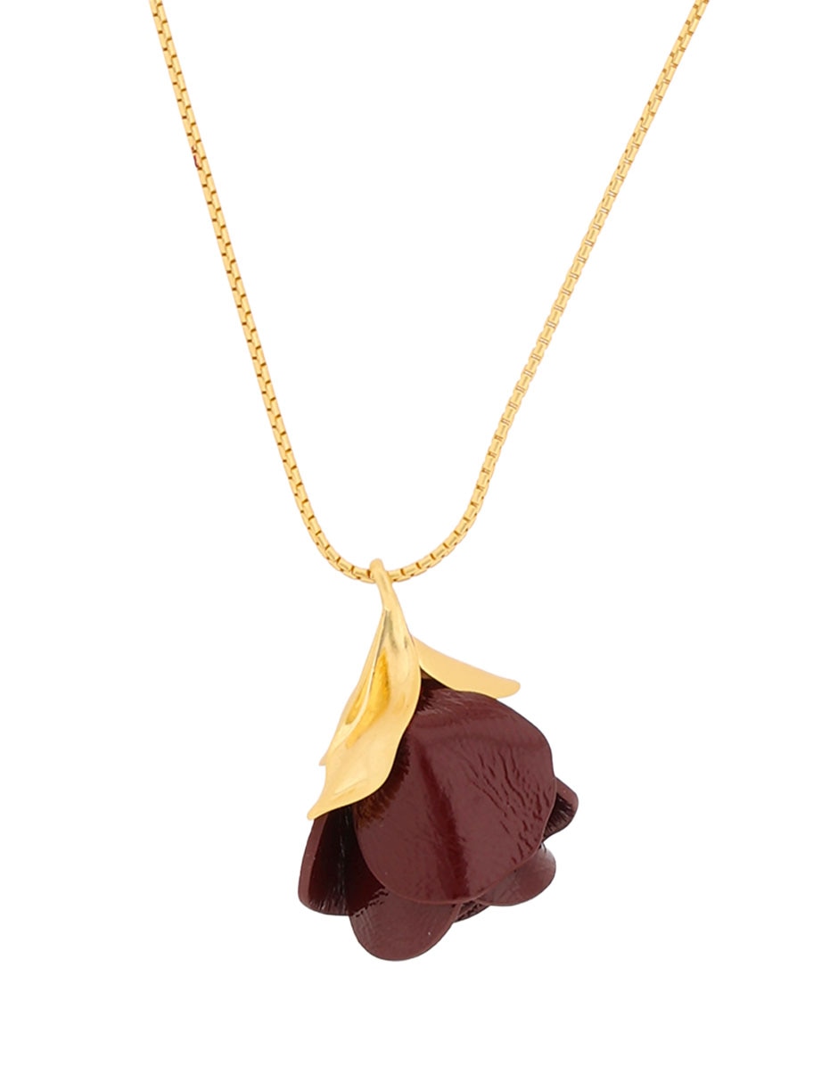 Collar con dije de flor Buds
