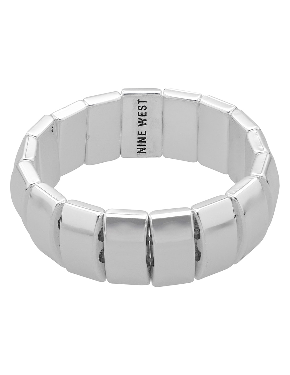 Pulsera Cyber Silver con acabado brillante 2