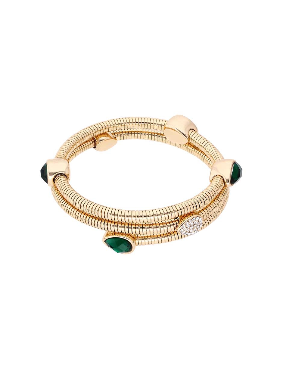 Pulsera Key Item Clr Mlt con acabado pavé