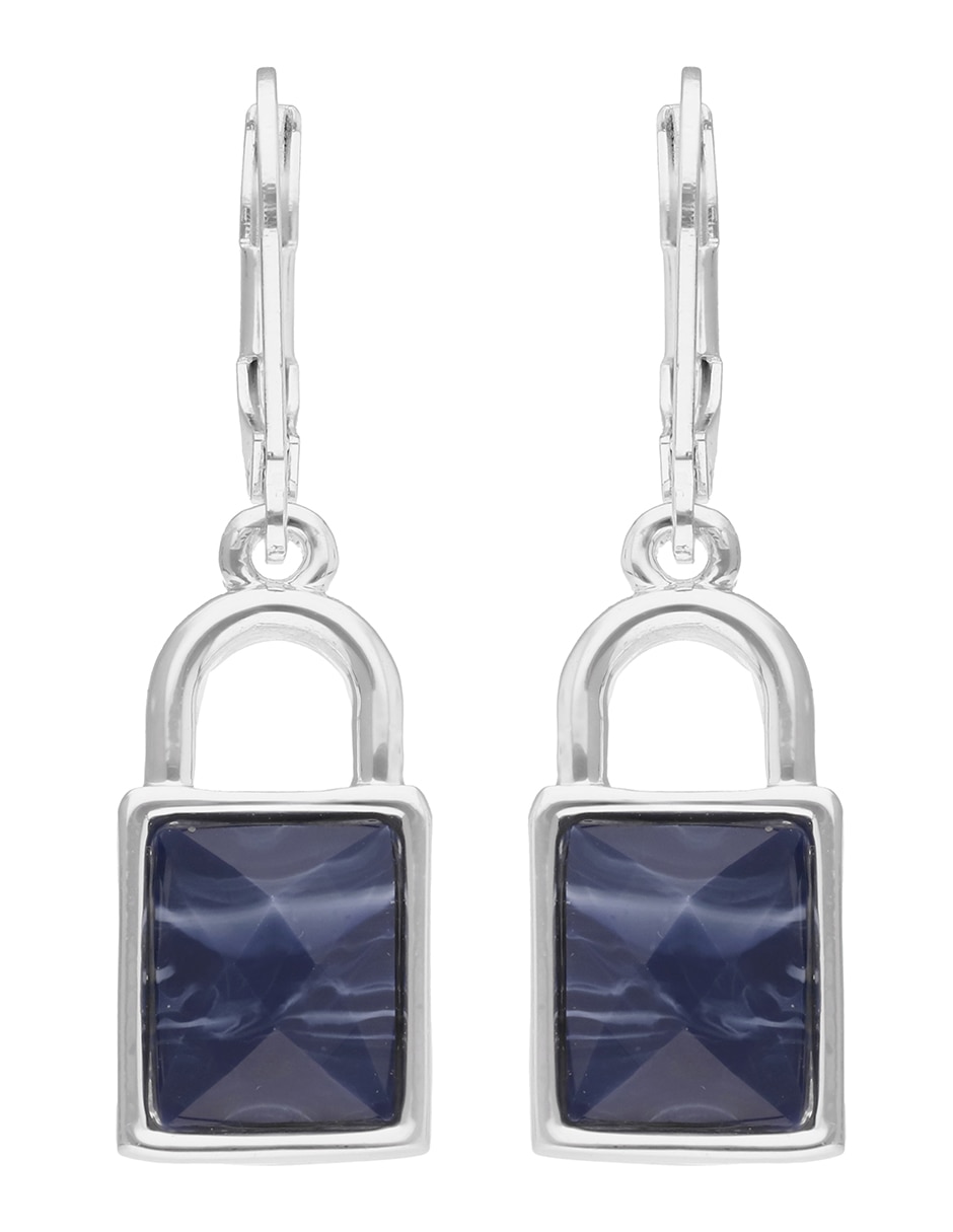 Aretes largos Holiday Beads con acabado brillante