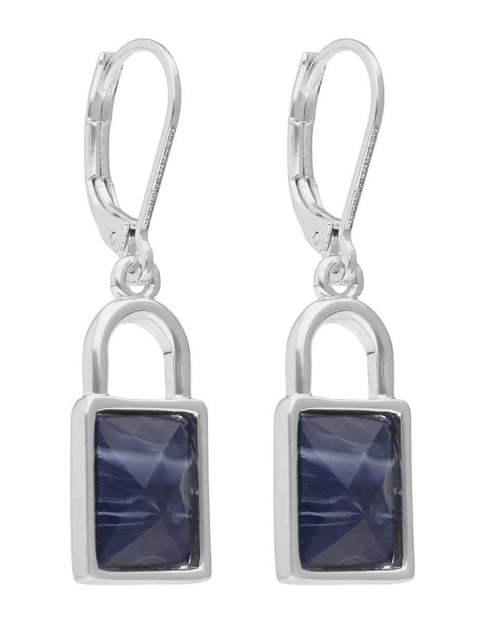 Aretes largos Holiday Beads con acabado brillante 2