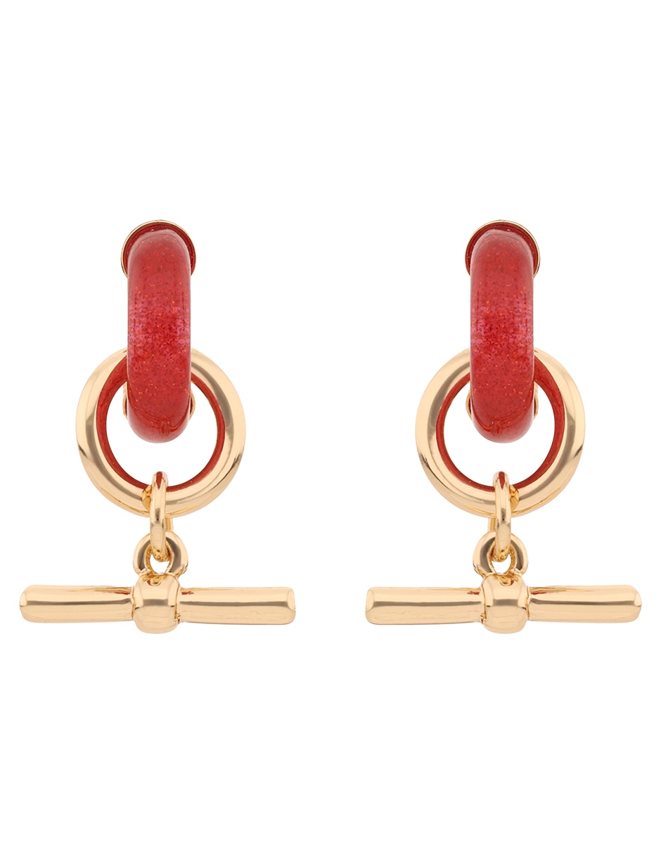 Aretes Holiday Beads con acabado brillante