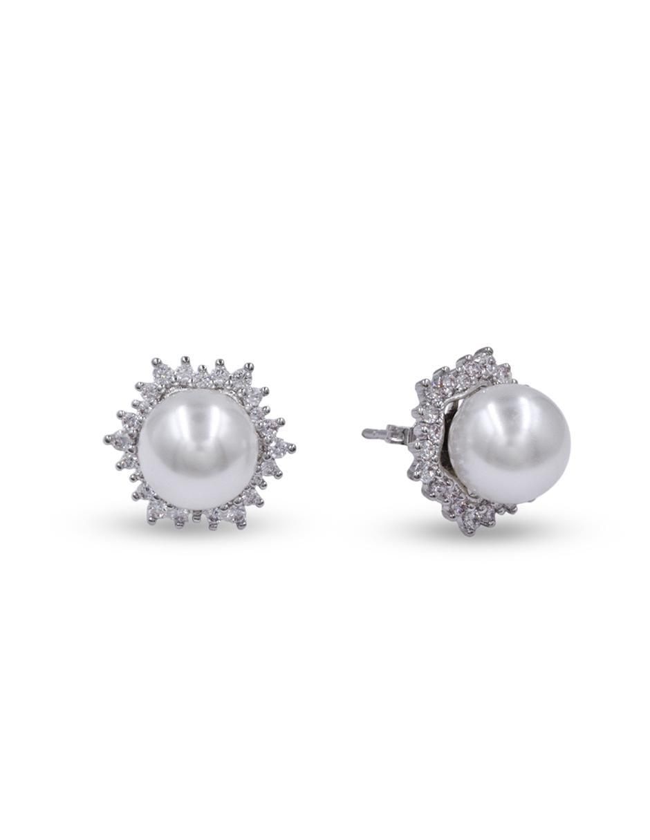 Aretes y collar perla 3