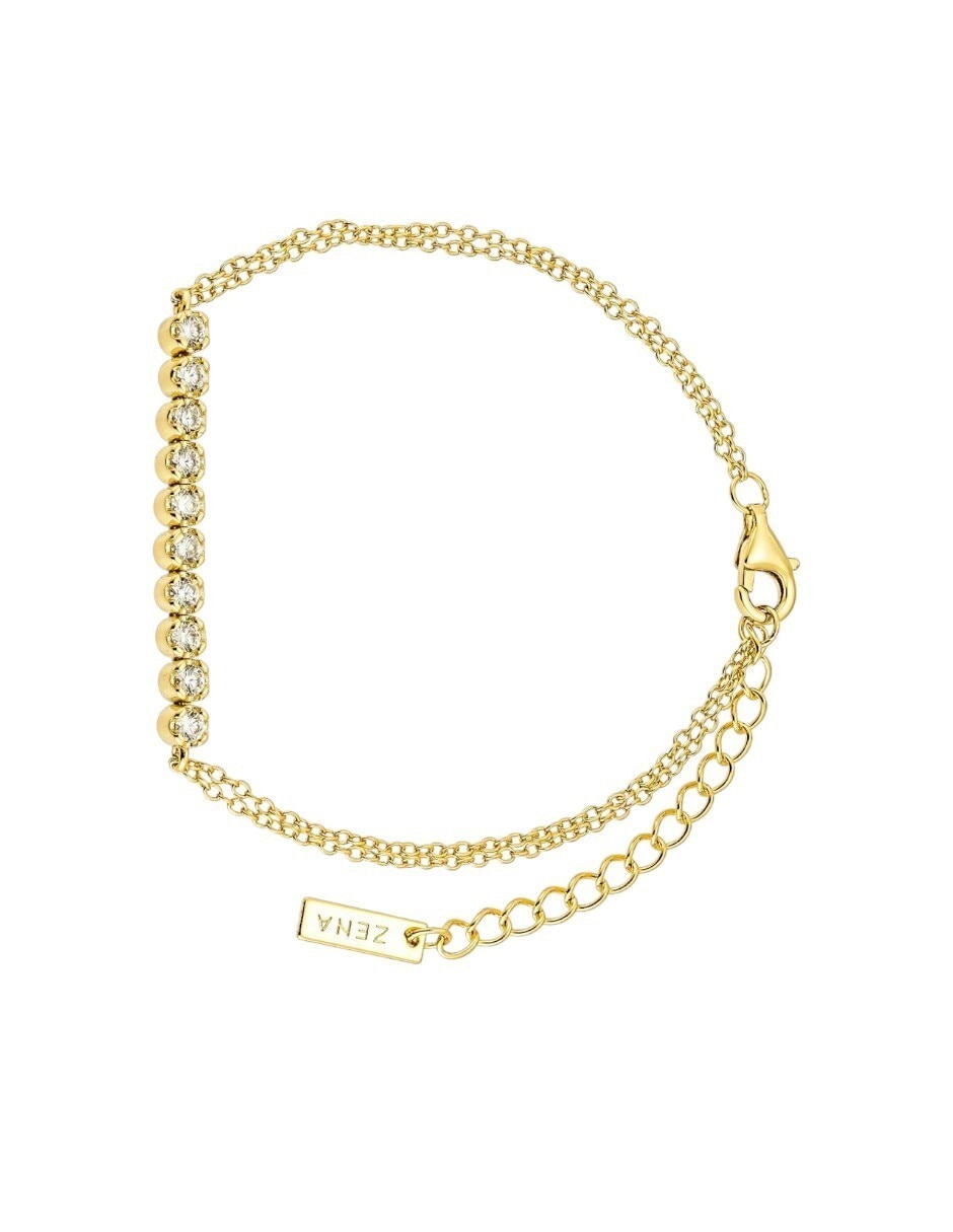Brazalete de plata con cristal p 925 2