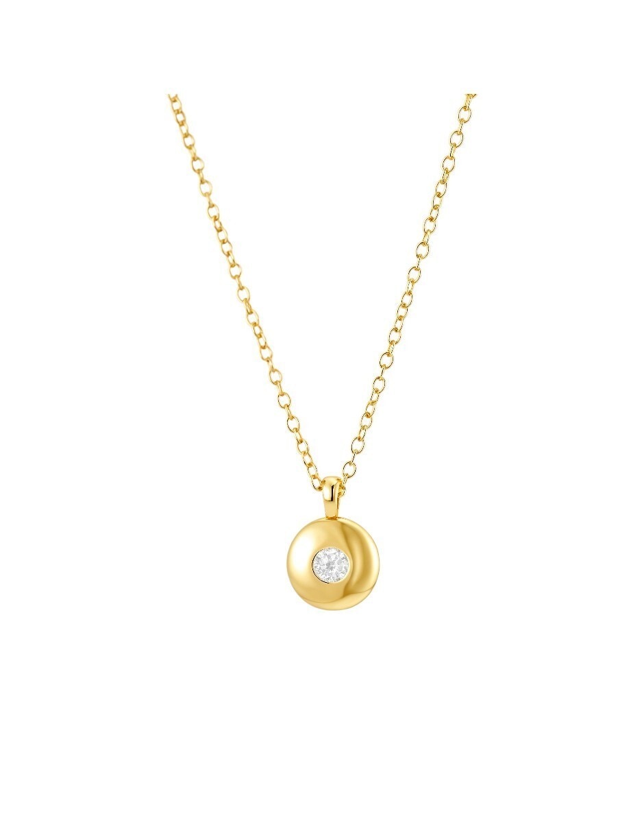 Collar circular de plata P 925