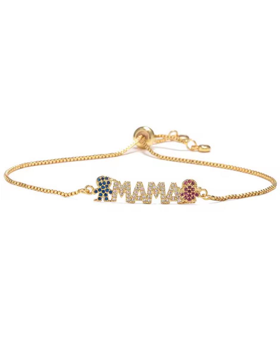 Pulsera con acabado chapa de oro Pulsera con acabado chapa de oro