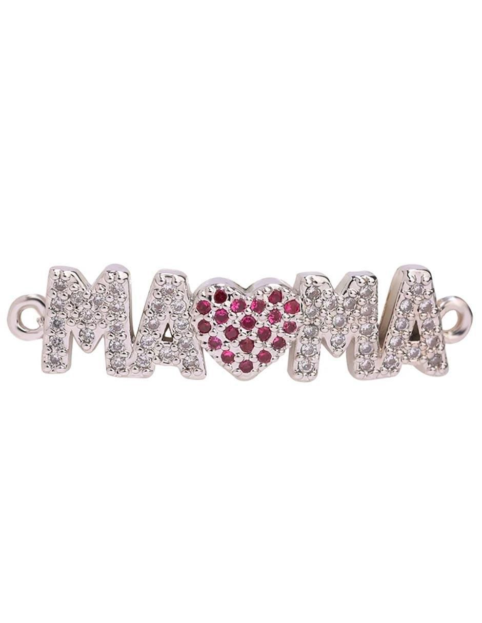 Pulsera dara baby "de" acero sin kilataje sin familia "con acabado"