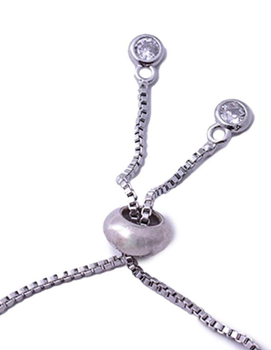 Pulsera dara baby "de" acero sin kilataje sin familia "con acabado"