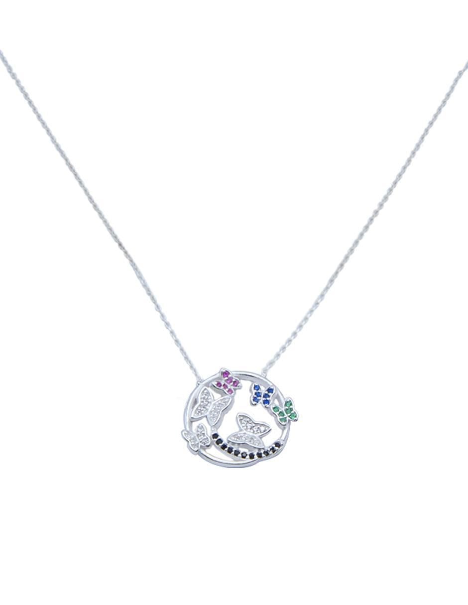 Gargantilla de mariposa de plata P 925 2