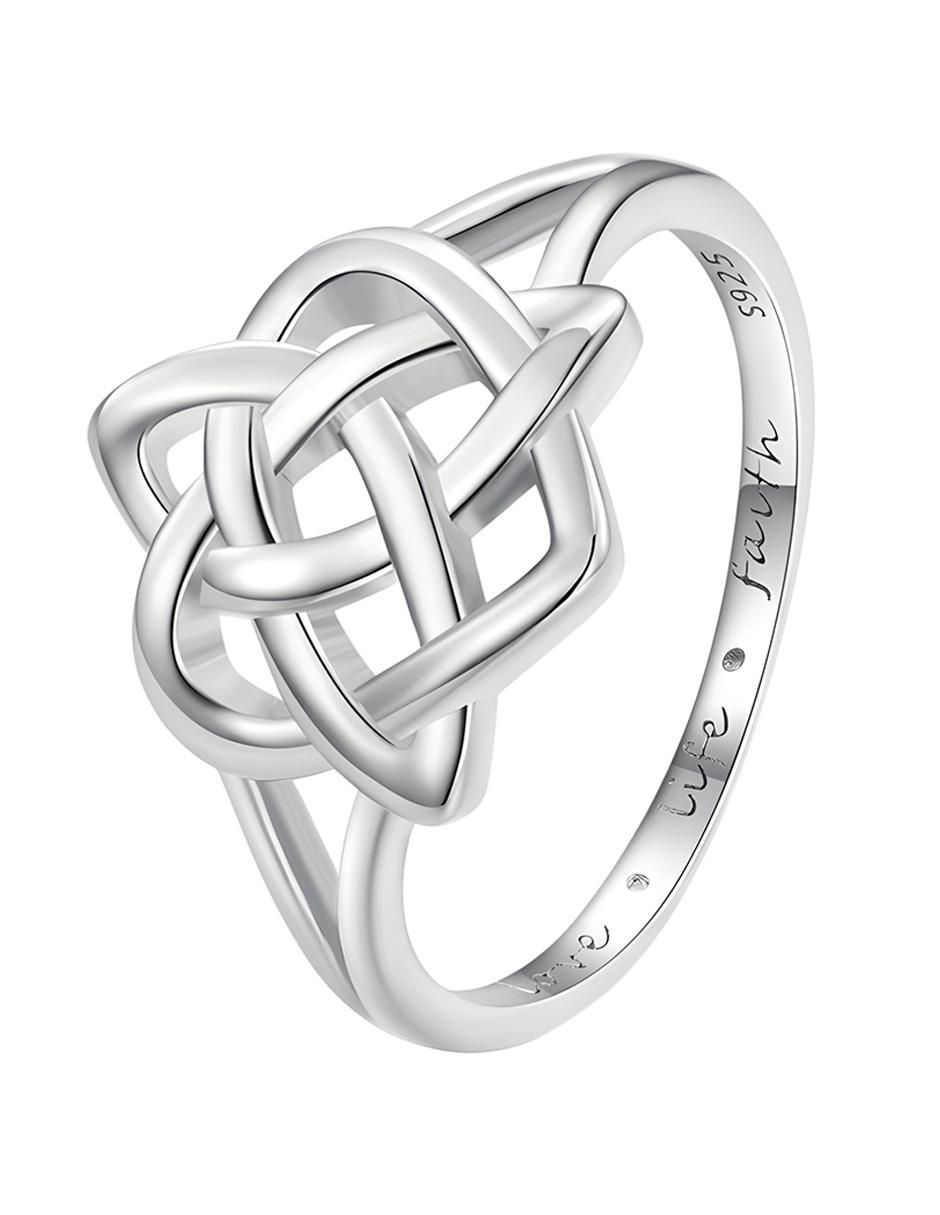 Anillo de nudo Glam Pop P 925 de plata 1