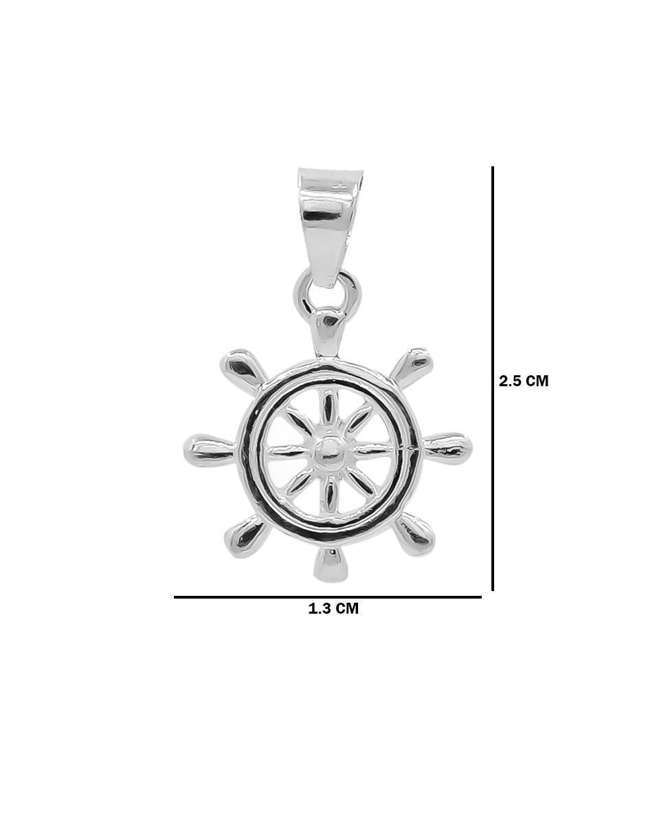 Dije de timón de plata P 925 5