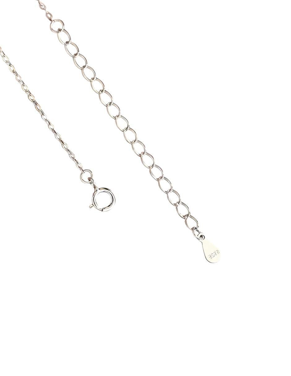 Collar con dije de corazón de plata P 925 5