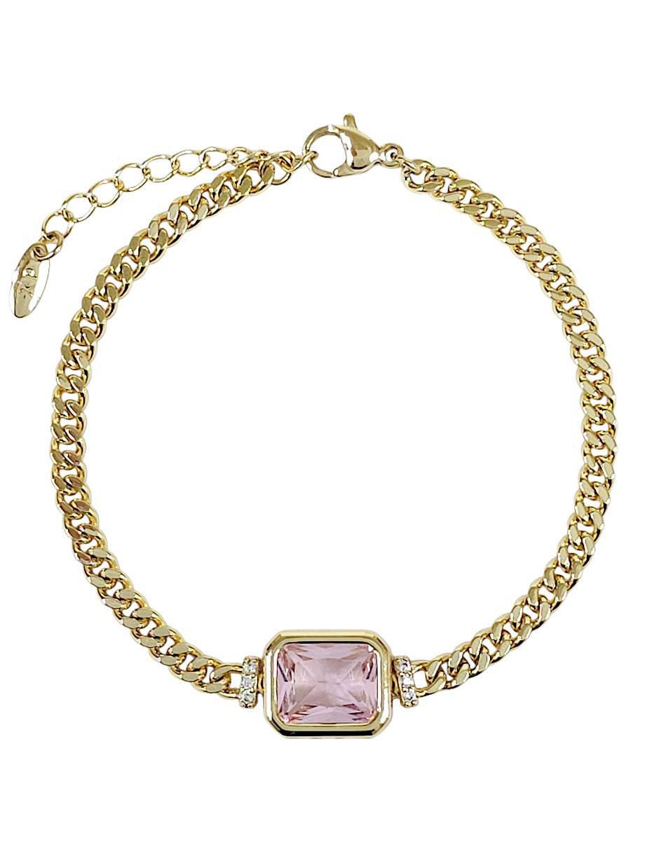 Pulsera 18 K con acabado 1