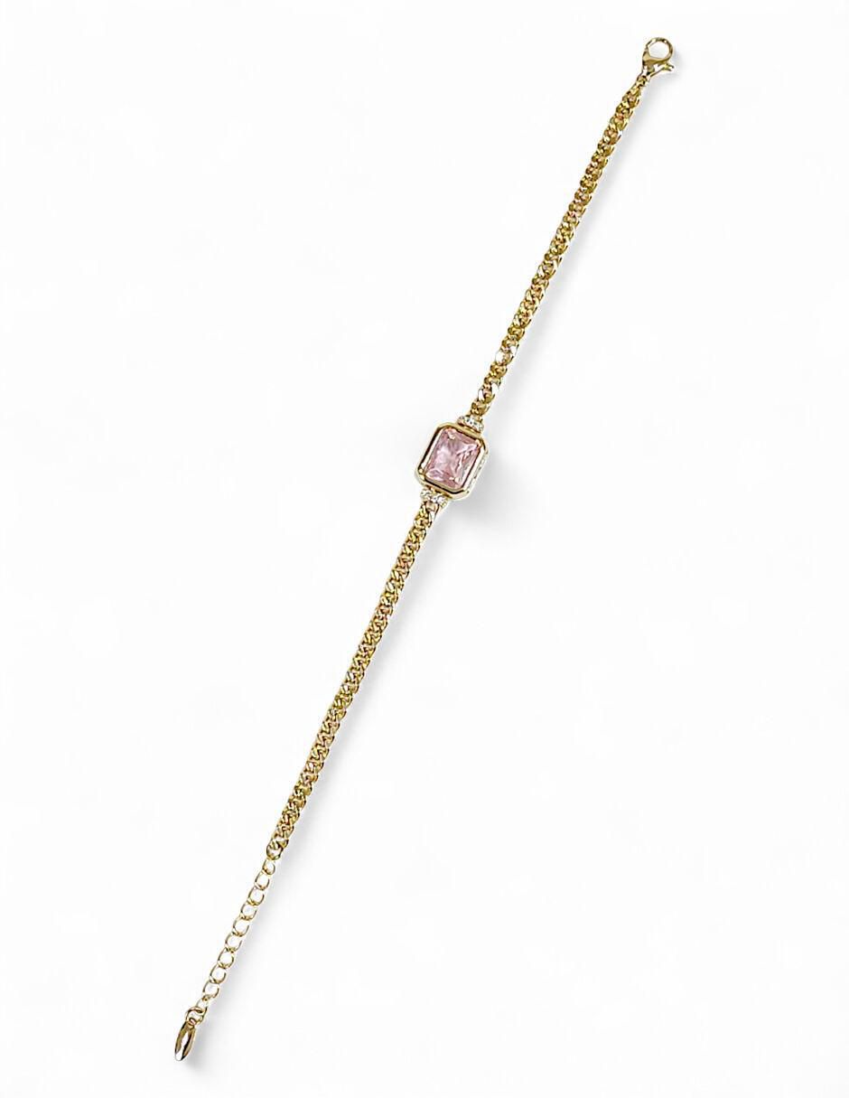 Pulsera 18 K con acabado