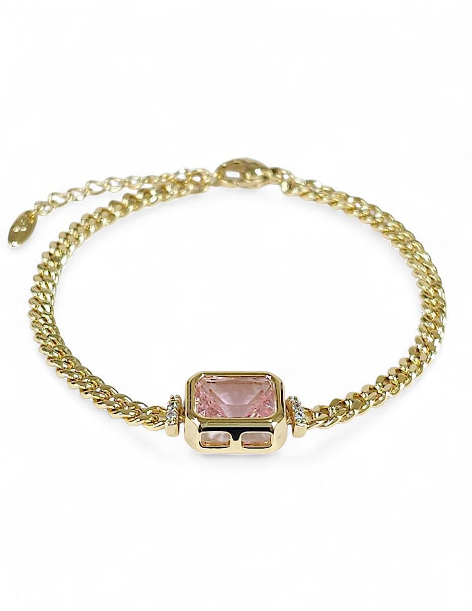 Pulsera 18 K con acabado