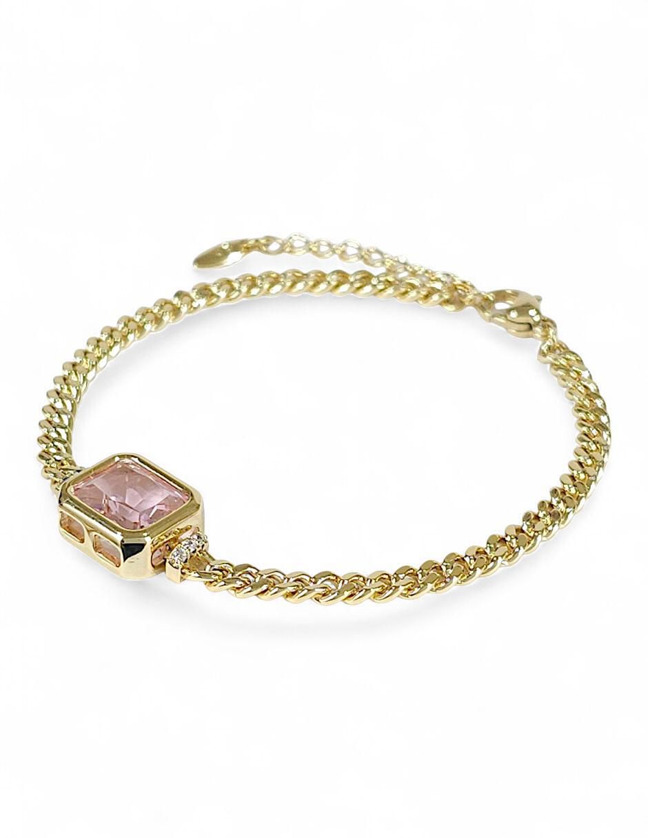 Pulsera 18 K con acabado