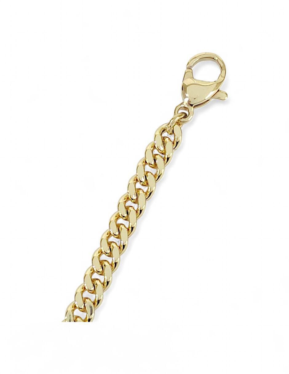 Pulsera 18 K con acabado 7