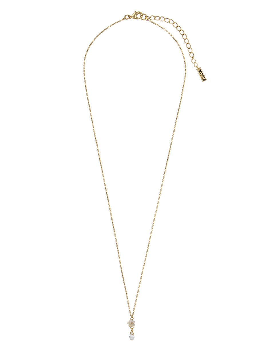 Collar con dije de flor 2