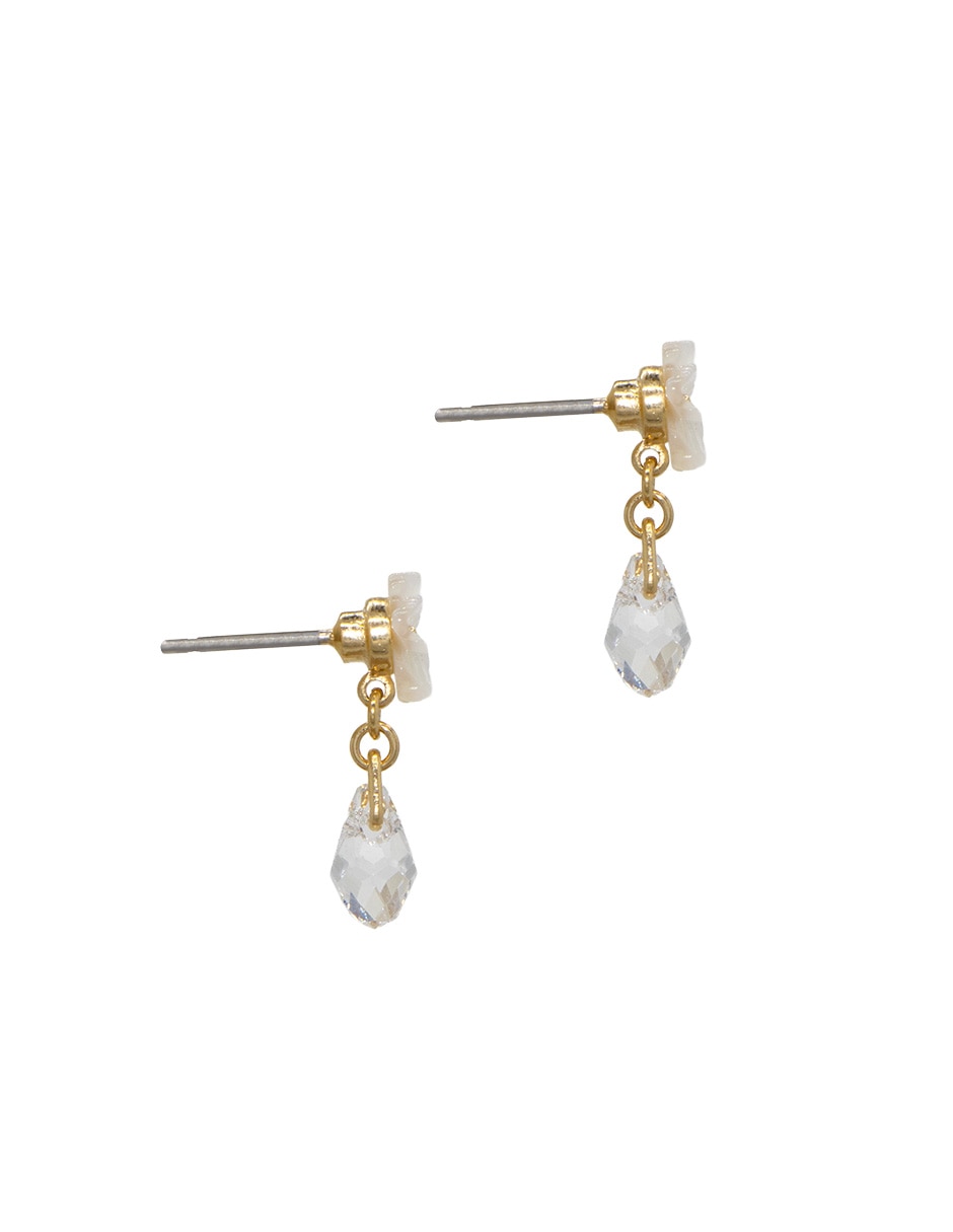 Aretes corto de flor 3