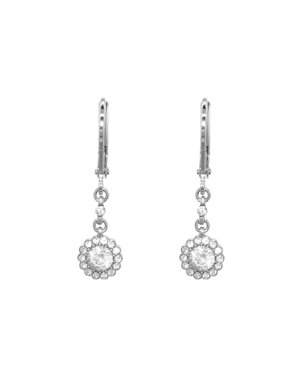 Aretes largos circular
